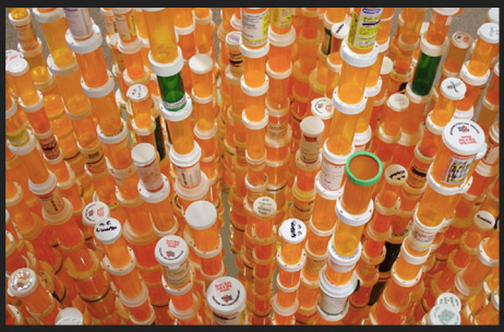 Mountains of Pill Bottles